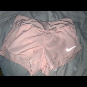 Pink nike shorts